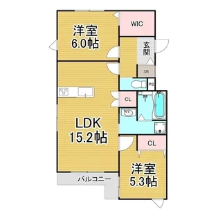 MAISON NOBEL Bessho【2階】の間取り