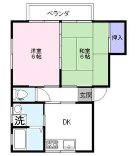 ハイツスイート【1階】の間取り
