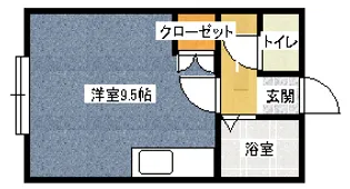 フローラルハイムA・B【2階】の間取り