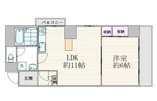 カーサ早稲田【4階】の間取り