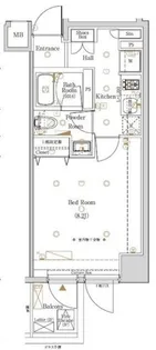 ログ銀座イースト【2階】の間取り