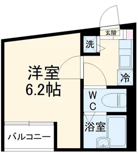 メゾンたくづの【2階】の間取り