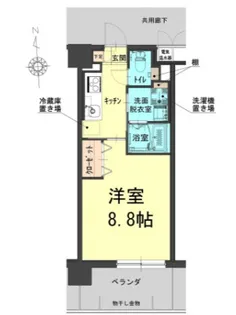 ルネス武富II【3階】の間取り
