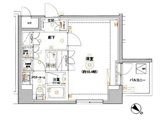 セジョリ板橋桜通り【5階】の間取り