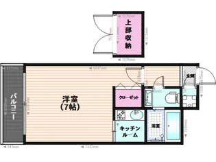 エステートモア高宮エスト【5階】の間取り