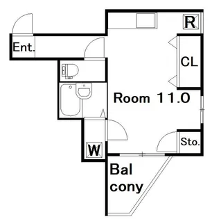 サン・アークビル【3階】の間取り