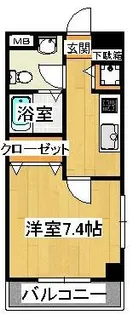 Humanハイム船橋【10階】の間取り