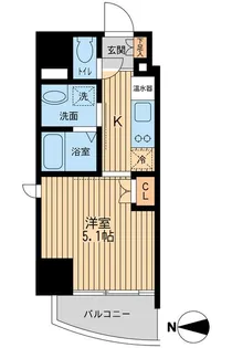 東京都江東区大島3【マンション】の間取り