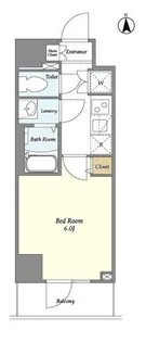 KDXレジデンス川崎【6階】の間取り