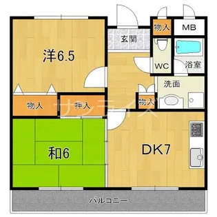 メゾンイサム【2階】の間取り