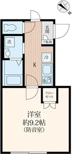 リトルズトーン上野公園【1階】の間取り