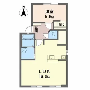 ルミエールリバーI・II・III【2階】の間取り