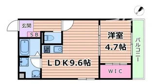 ネクストメゾン吹田駅前【1階】の間取り