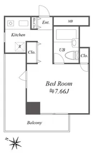 メゾン・ド・ヴィレ麻布台【6階】の間取り