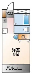 ハイツシャルム【4階】の間取り