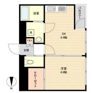 La Douceur片平【7階】の間取り
