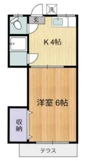 ミラクルハイム【1階】の間取り
