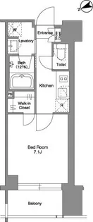 ザ・ケンジントン・レジデンス芝浦【6階】の間取り