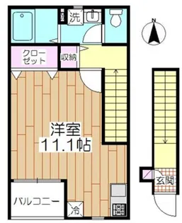 プラムヴィレッジ【2階】の間取り