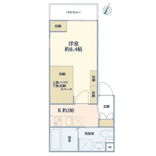 CITY COURT西新宿【1階】の間取り