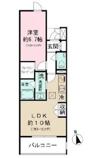 Heathgate Daizawa【1階】の間取り