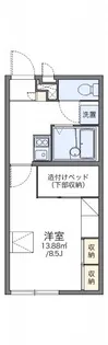 レオパレスラーク【2階】の間取り