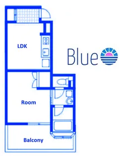 シルクガーデニア【1階】の間取り