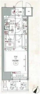 ル・リオン西日暮里【4階】の間取り