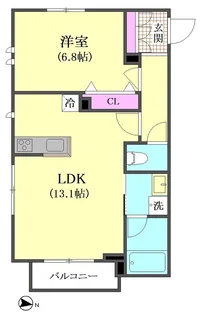 SENNARI【3階】の間取り