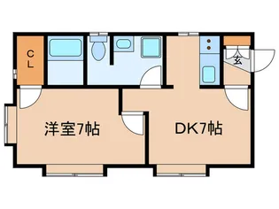 フラキナスJ・B【3階】の間取り