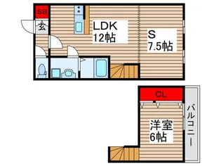 ウィンドミル加太山【1階】の間取り