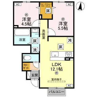 MAISON KOTOBUKI【1階】の間取り