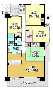 ロータリーマンション大津京ソルジャンテ【2階】の間取り