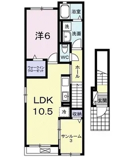 サンリット【2階】の間取り