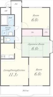 ベルドミール【5階】の間取り