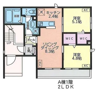 Ebene atelier(エベーヌ・アトゥーリエ)【1階】の間取り