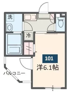 MELDIA船堀II【2階】の間取り