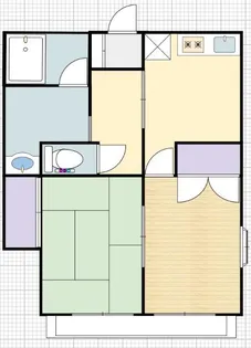 サンフラワー II【1階】の間取り