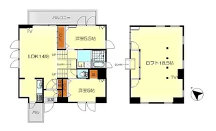 DER GLANZ 6th Ave【5階】の間取り