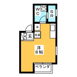 フレーミー門前仲町【5階】の間取り