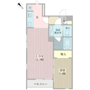 オレリア【2階】の間取り