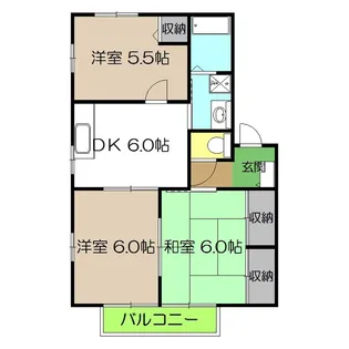 メゾン永幸 A棟【1階】の間取り