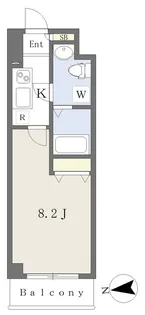 フォートレジデンス鉄砲町【3階】の間取り
