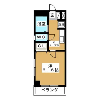 エムロードエムズ【1階】の間取り