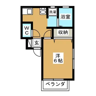 ヴェルドミール【1階】の間取り
