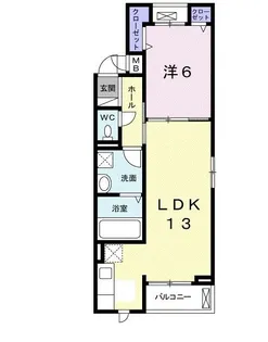 コンフォートアゼリア【2階】の間取り