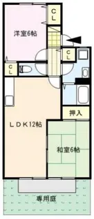 ネオポリス津福【2階】の間取り