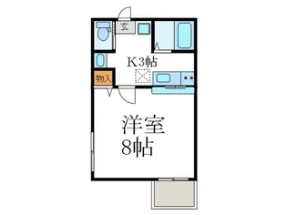 京OHBUV【4階】の間取り