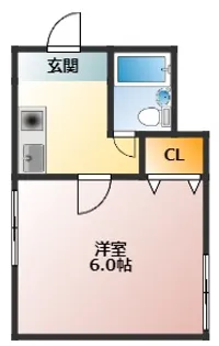 ネオナートハイツ【2階】の間取り