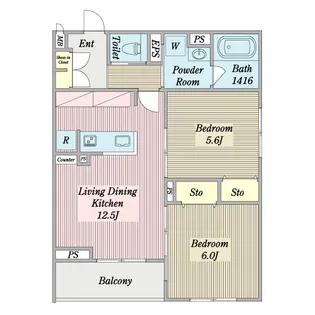 エミネンス ミクニ【1階】の間取り